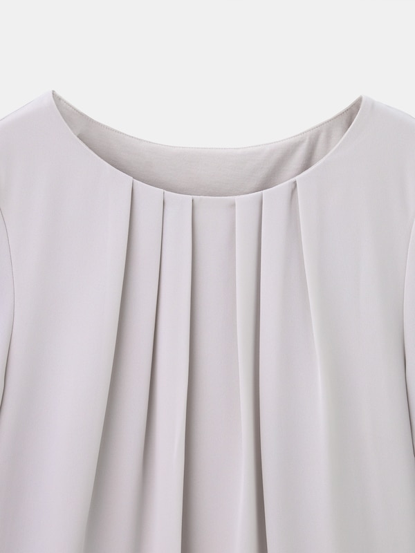 ハイツイストシフォンタックブラウス