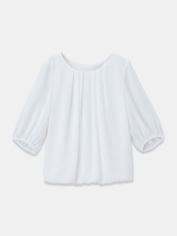 ハイツイストシフォンタックブラウス