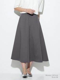 スキューバジャージーフレアスカート