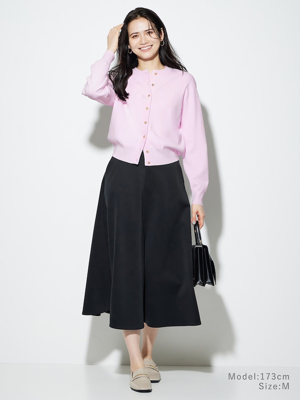 スキューバジャージーフレアスカート