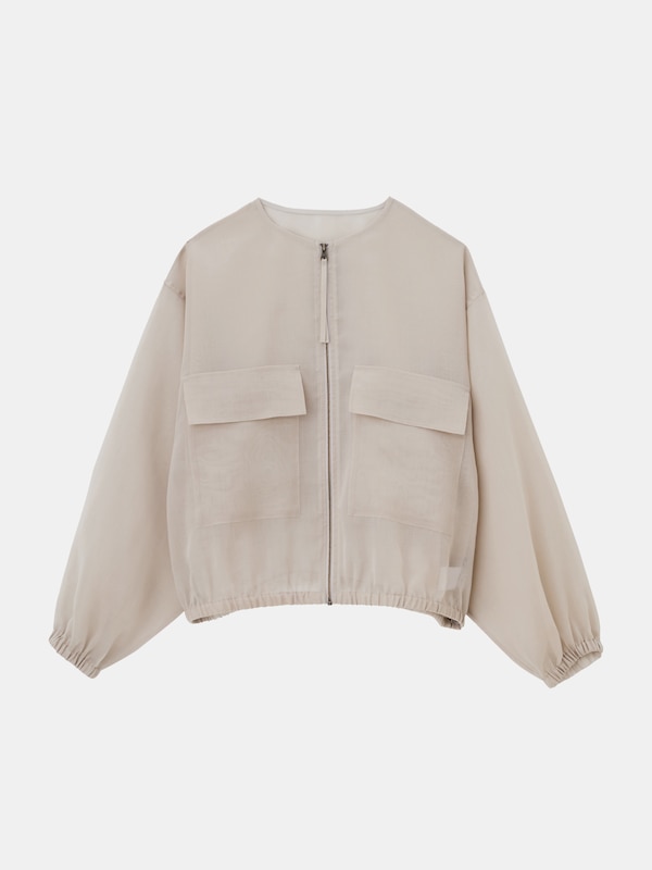 シアーオーガンジーブルゾン