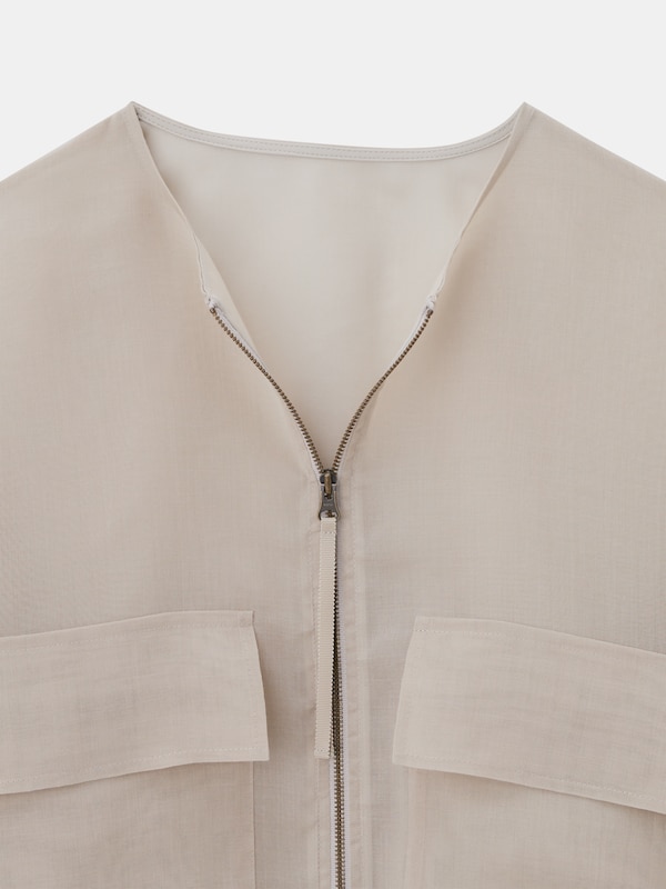 シアーオーガンジーブルゾン