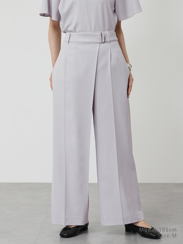 シャンブレーラップパンツ