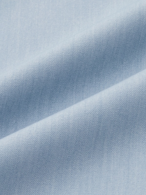 シャンブレーパールボタンシャツ