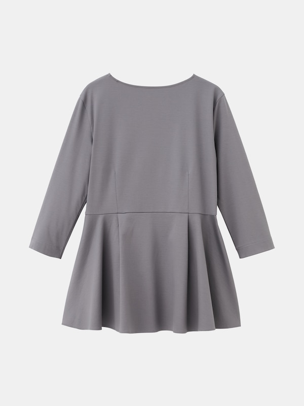 グロスジャージーペプラムTシャツ