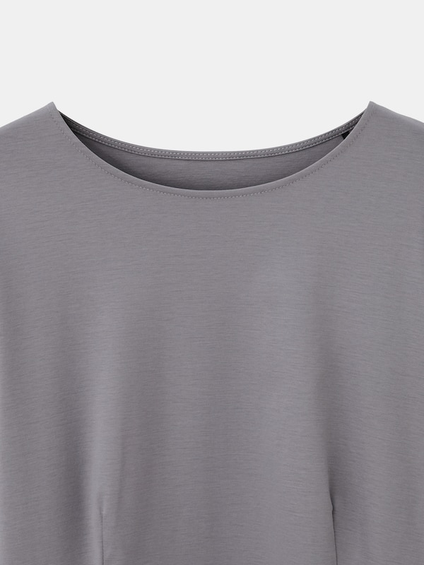 グロスジャージーペプラムTシャツ