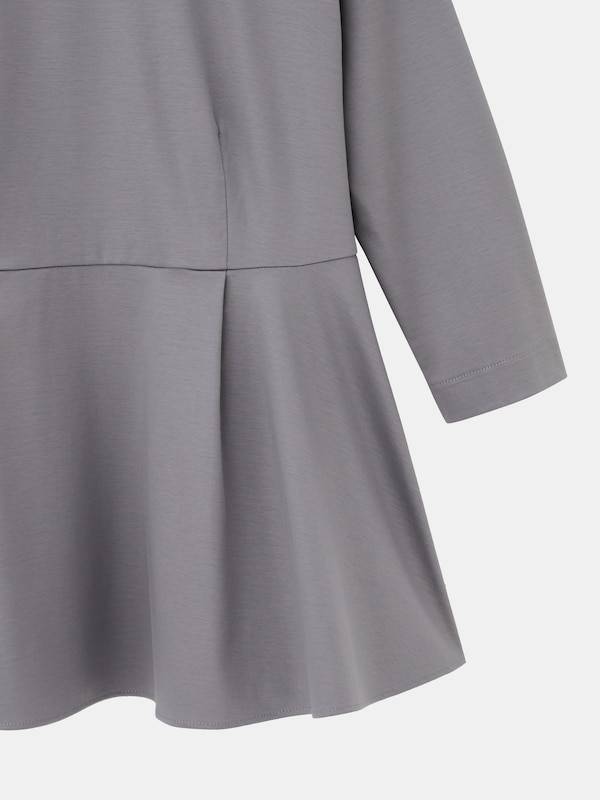 グロスジャージーペプラムTシャツ