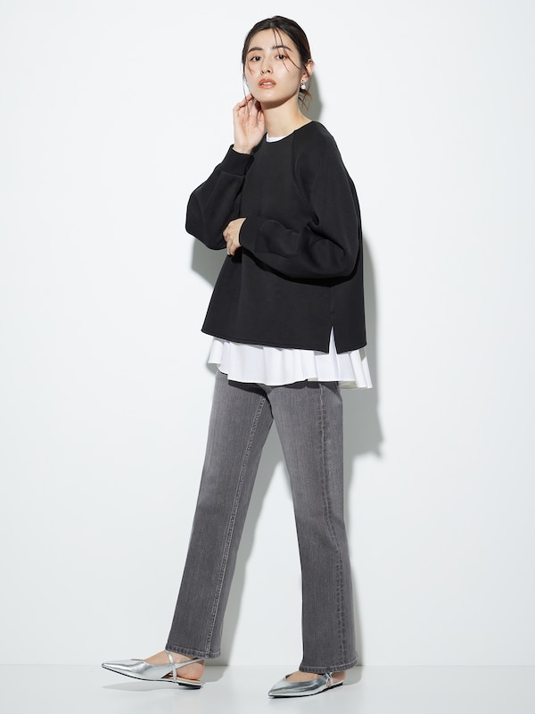 グロスジャージーペプラムTシャツ