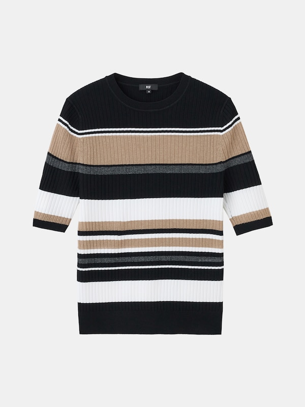 シアーマルチボーダーセーター