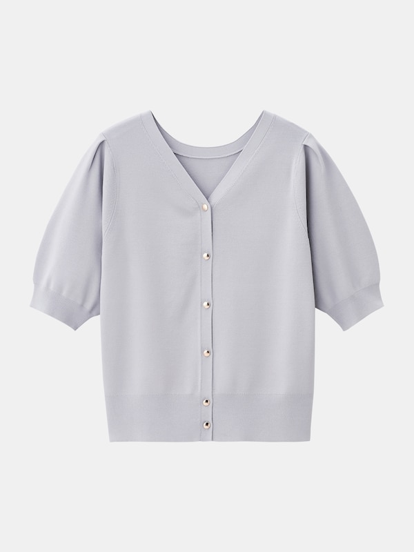 UVカットレーヨンブレンド2WAYカーディガン