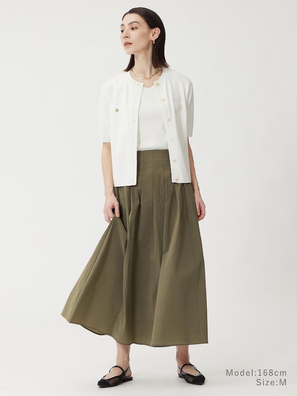 UVカットレーヨンブレンドカーディガン