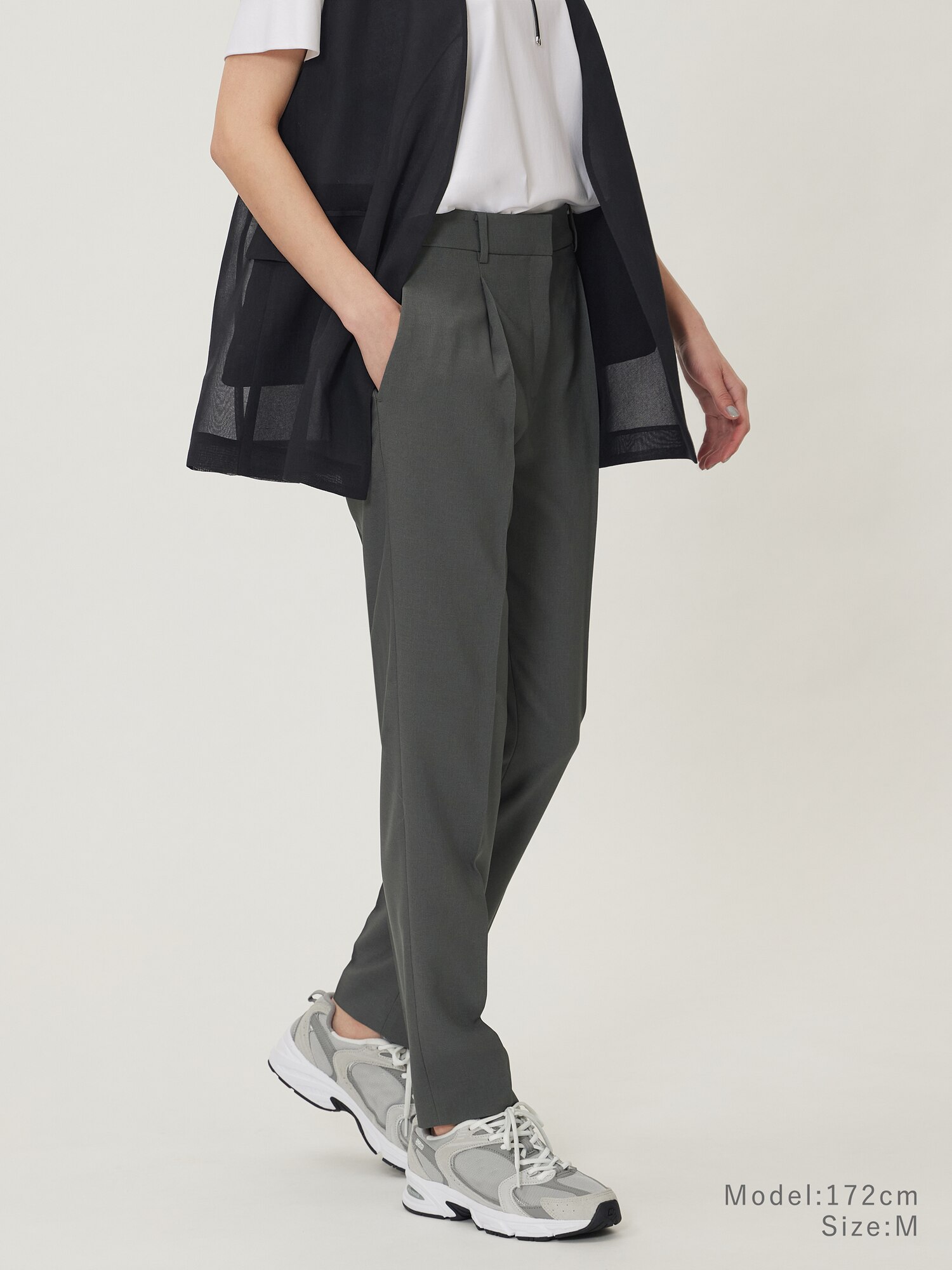 【美品】PLST プレミアムオックスパンツスーツ上下3点セット ブラックLサイズ 美品】PLST プレミアムオックスパンツスーツ上下3点セット