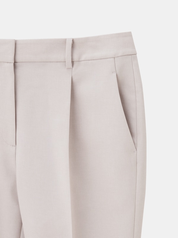 【丈長め】プレミアムオックステーパードパンツ