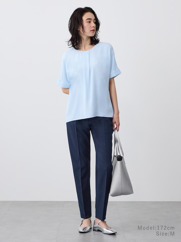 【丈長め】プレミアムオックステーパードパンツ