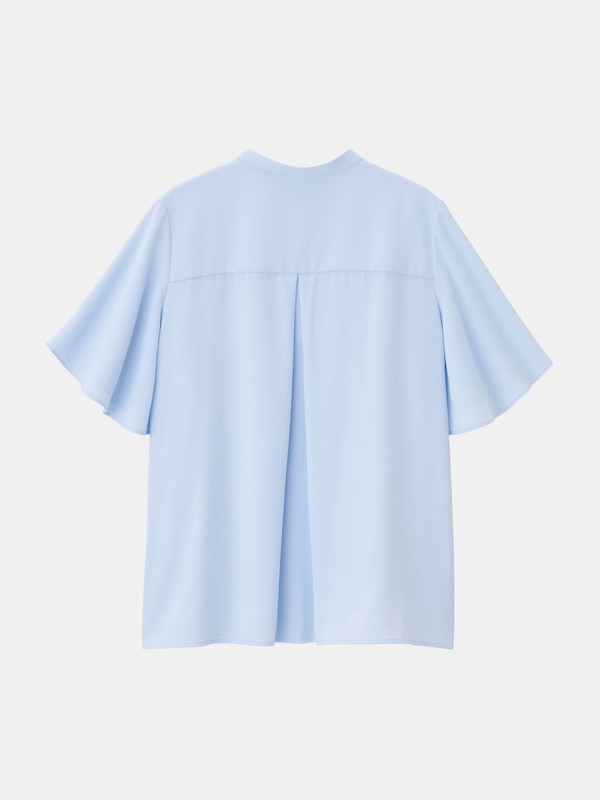 ジョーゼットフロントピンタックブラウス