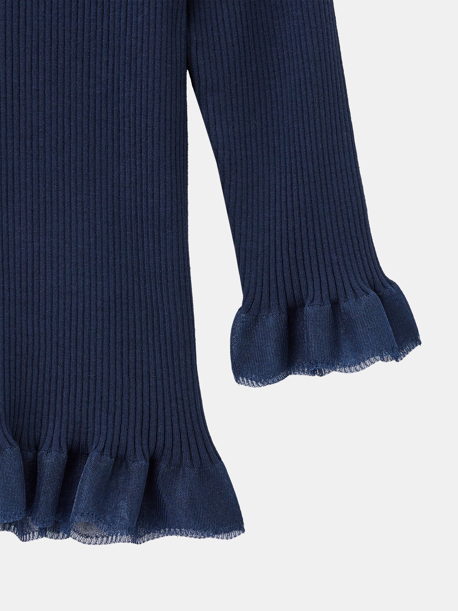 PLST(プラステ)公式 | チュールフリルリブセーター