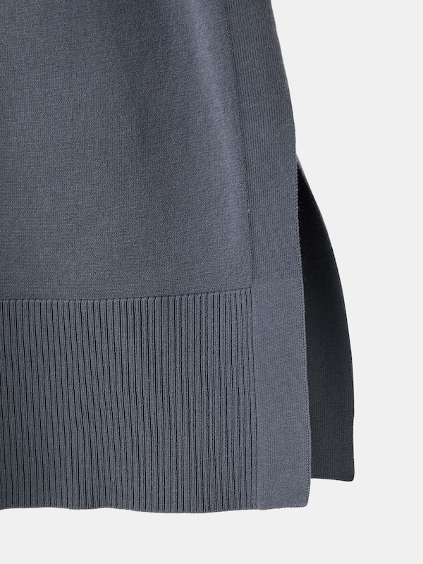 コットンアセテートブレンドジレカーディガン