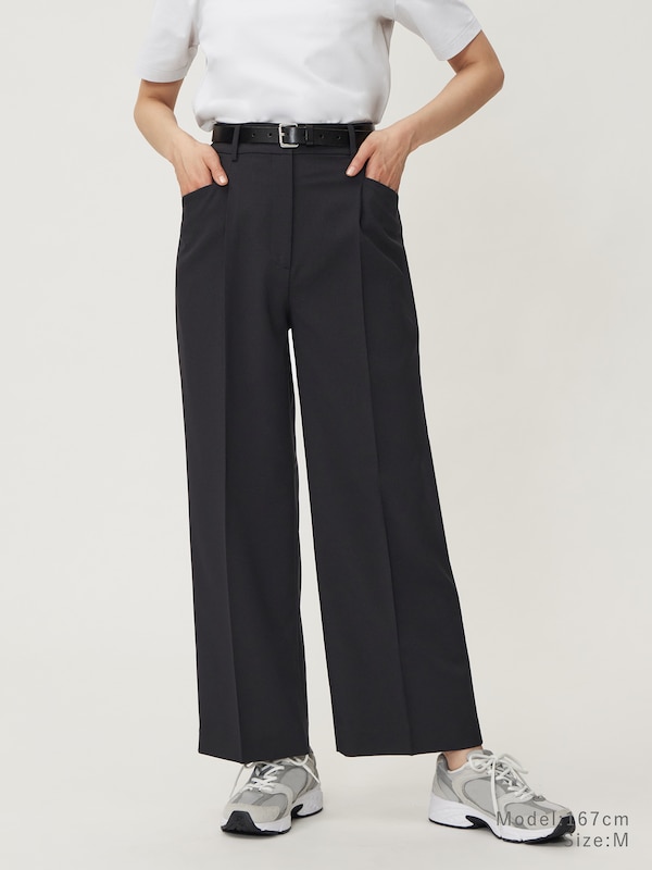 プレミアムオックスワイドストレートパンツ