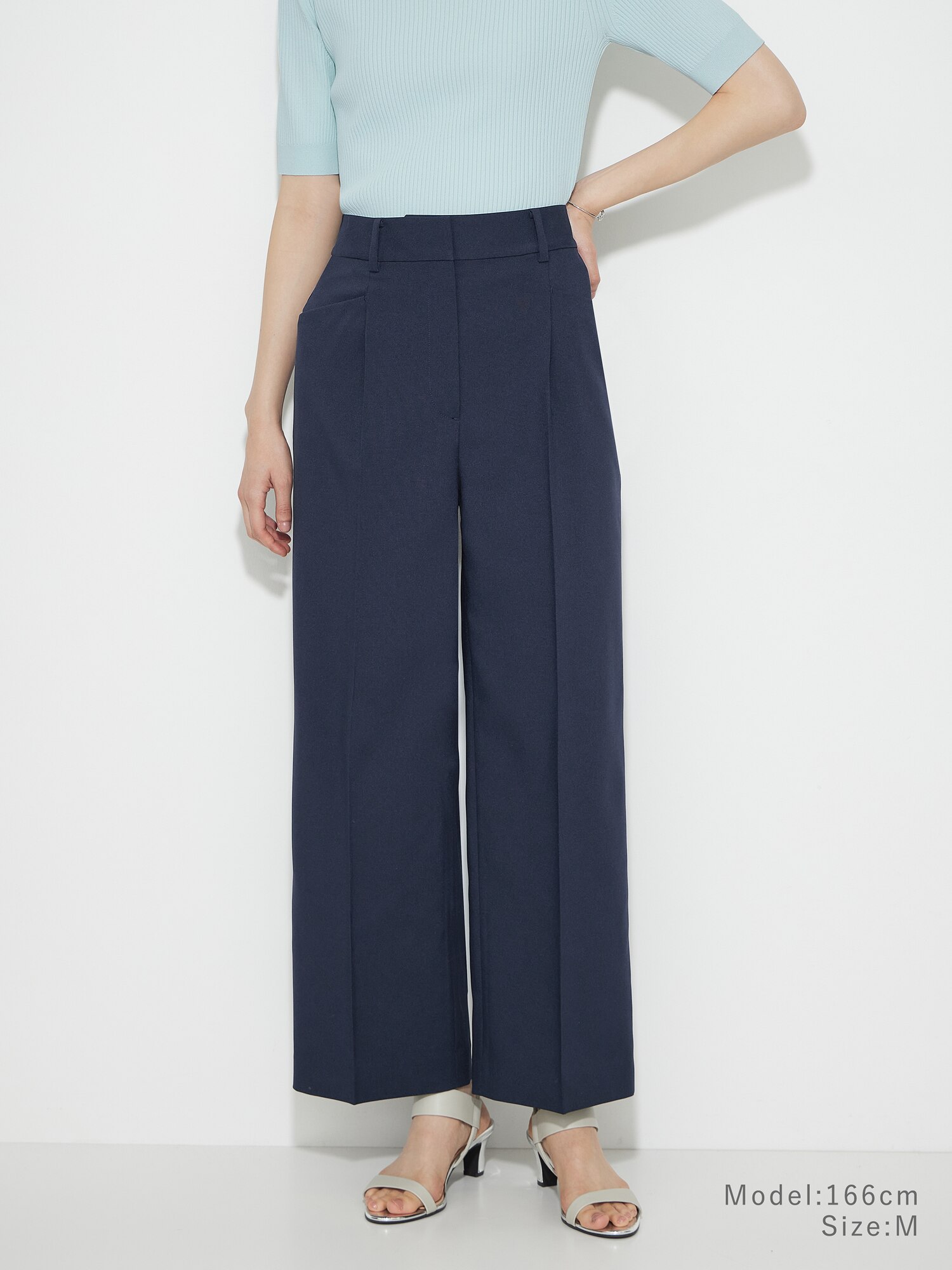 プラステ PLST パンツ スラックス XS 緑 グリーン TG GY03