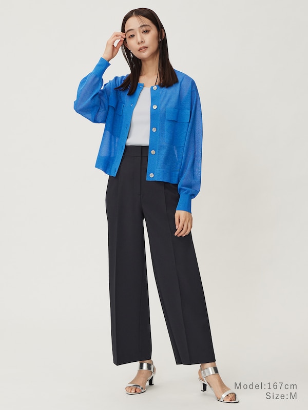 プレミアムオックスワイドストレートパンツ