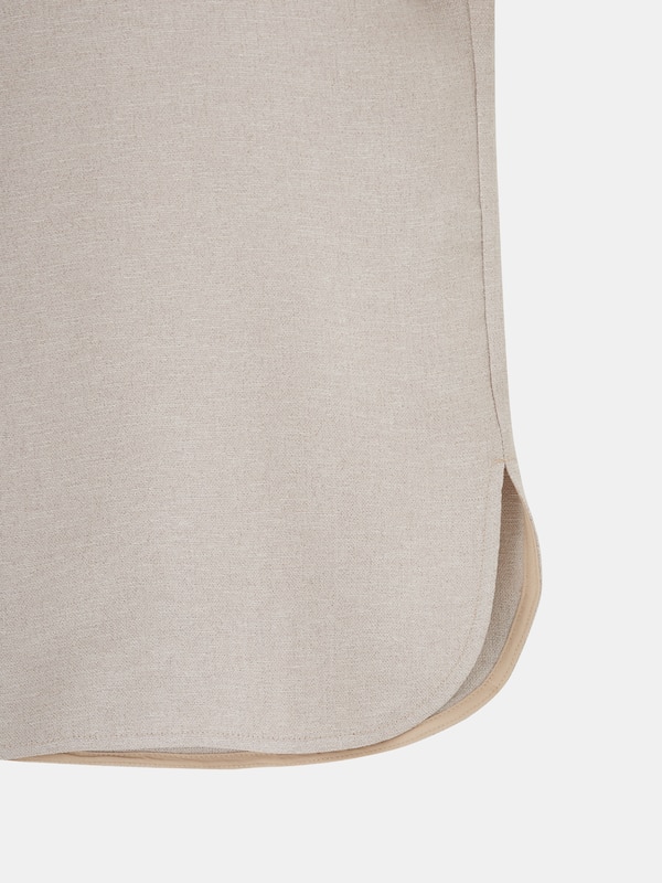 メタルボタンバンドカラーシャツパンツセットアップ