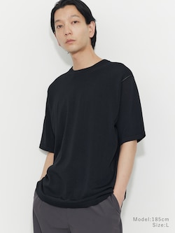 ウォッシャブルニットTシャツ