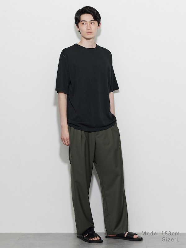 ウォッシャブルニットTシャツ