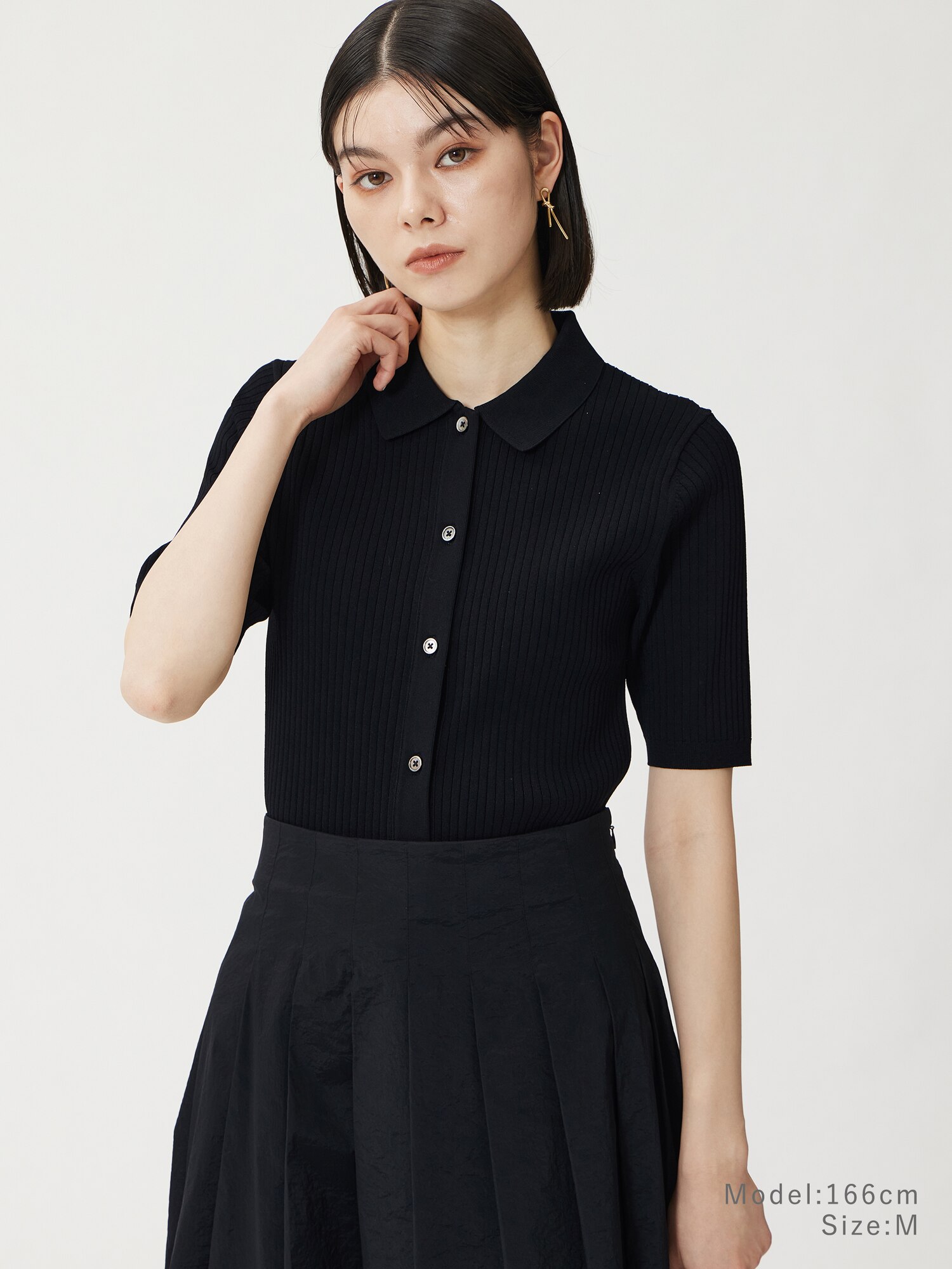 1回着　美品　プラステ　23SS UVカット　ウォッシャブル ジレ　　　M 花柄刺しゅう脇高すっきりUバックノンワイヤーブラジャー4枚組