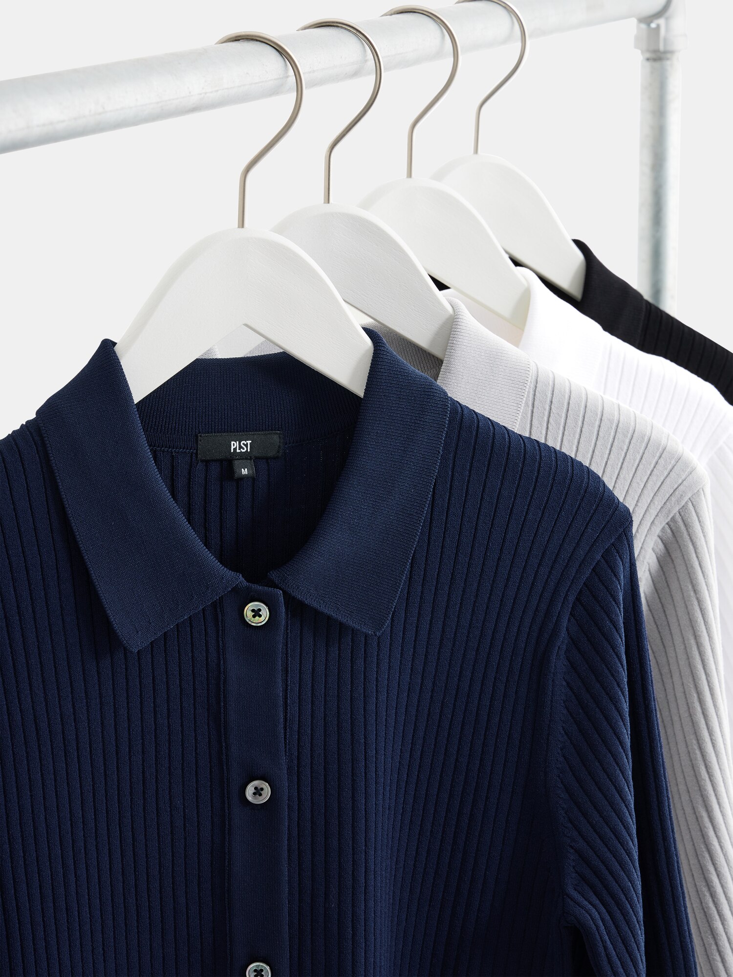 専用！PLST UVカットレーヨンブレンドドルマンセーター ボーダー