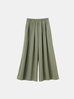 タックギャザーイージーワイドパンツ