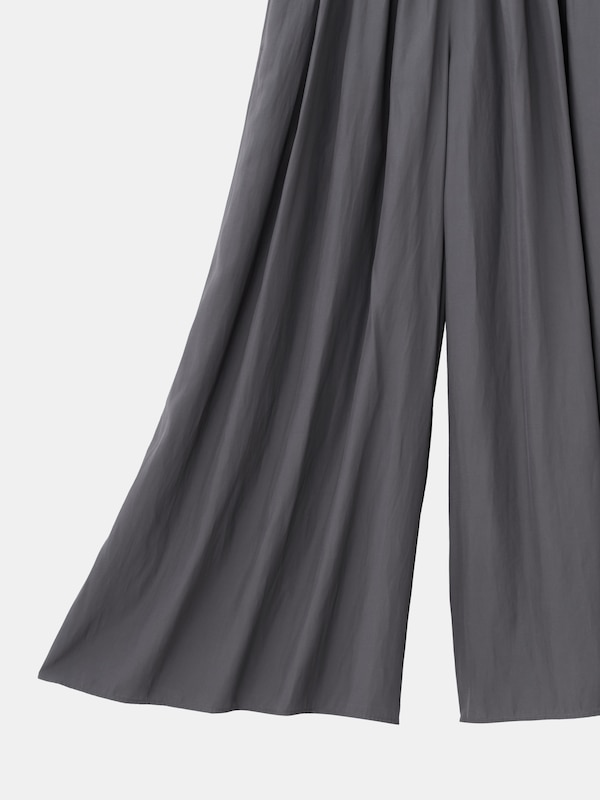 タックギャザーイージーワイドパンツ