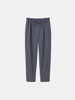 ハイストレッチリネンイージーテーパードパンツ