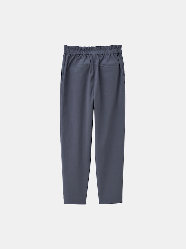 ハイストレッチリネンイージーテーパードパンツ