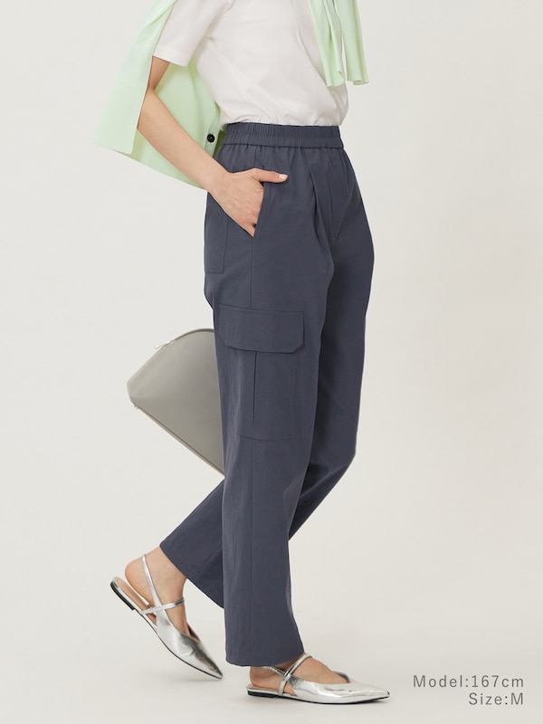 ハイストレッチリネンカーゴパンツ