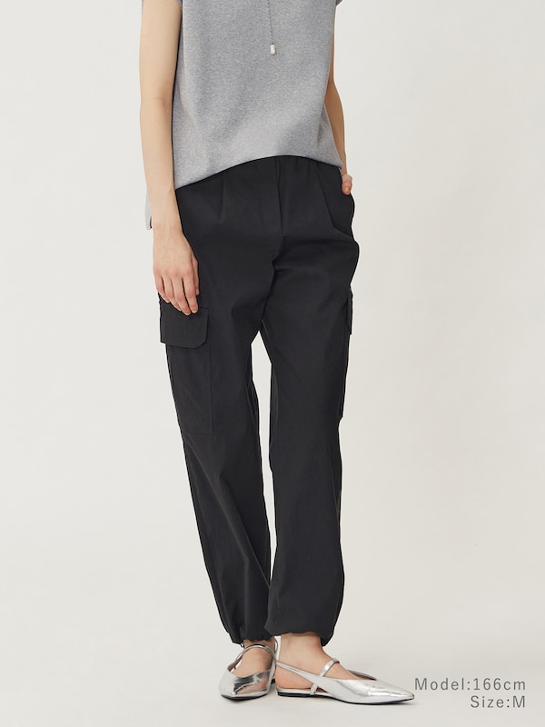 ハイストレッチリネンカーゴパンツ