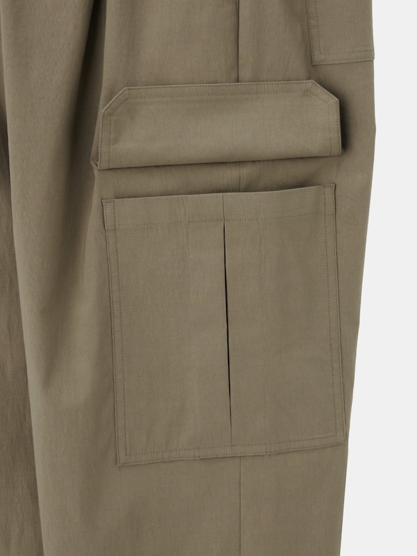 ハイストレッチリネンカーゴパンツ