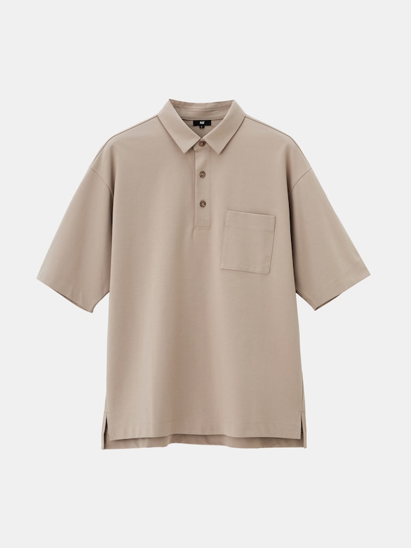 ストレッチコットンブレンドリラックスフィットポロ