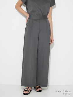 スキューバジャージー2タックワイドパンツ