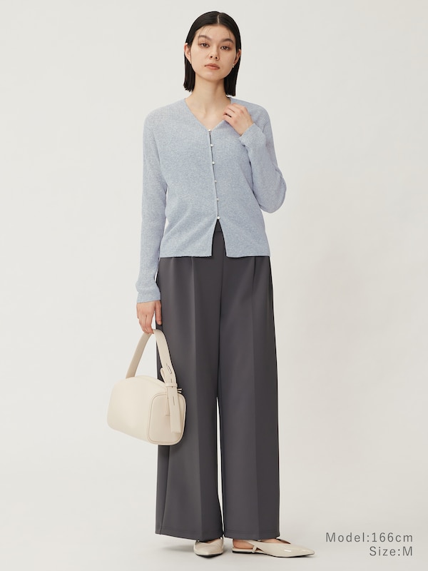 スキューバジャージー2タックワイドパンツ