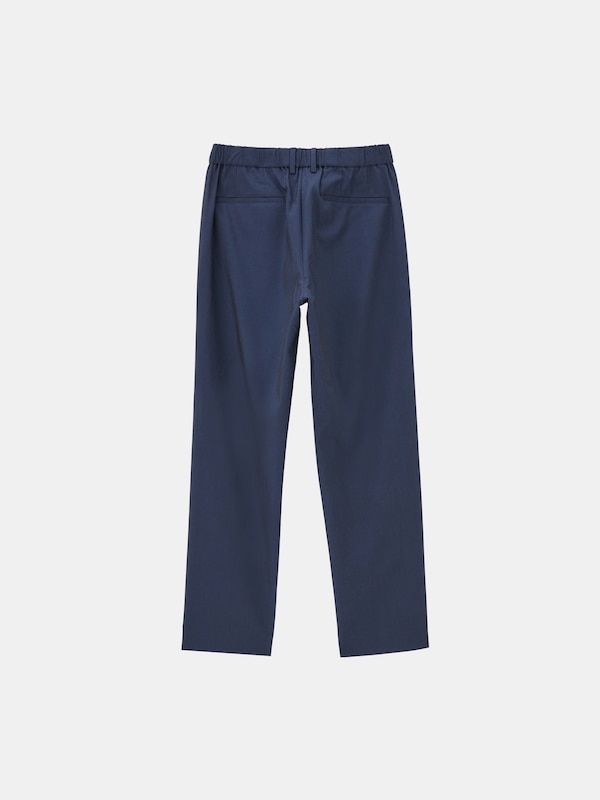 ストレッチリネンミックススリムテーパードパンツ