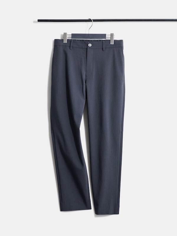 ストレッチリネンミックススリムテーパードパンツ