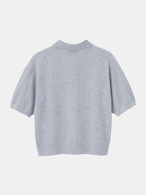 リネンブレンドポロセーター