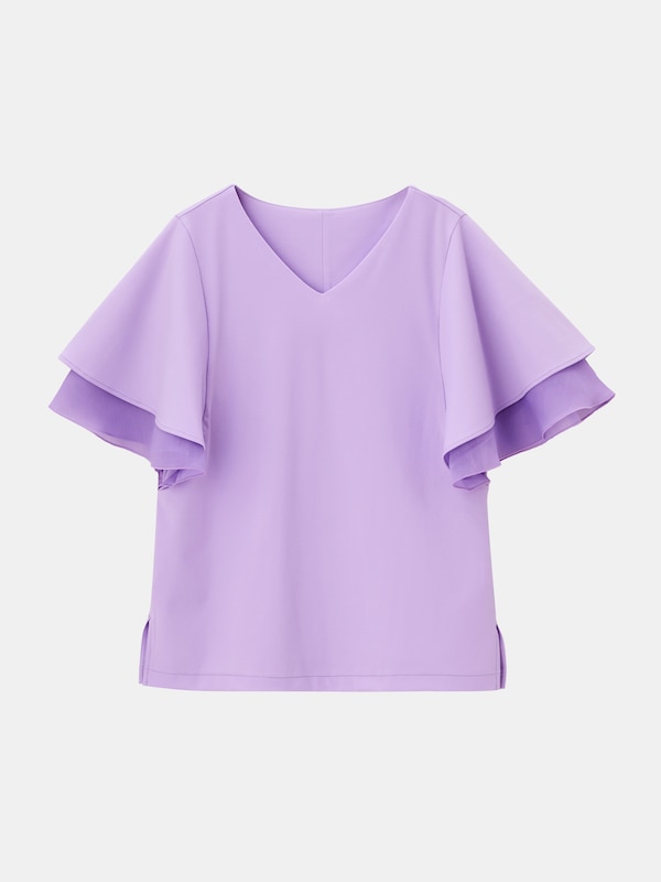 シアーフレアスリーブTシャツ