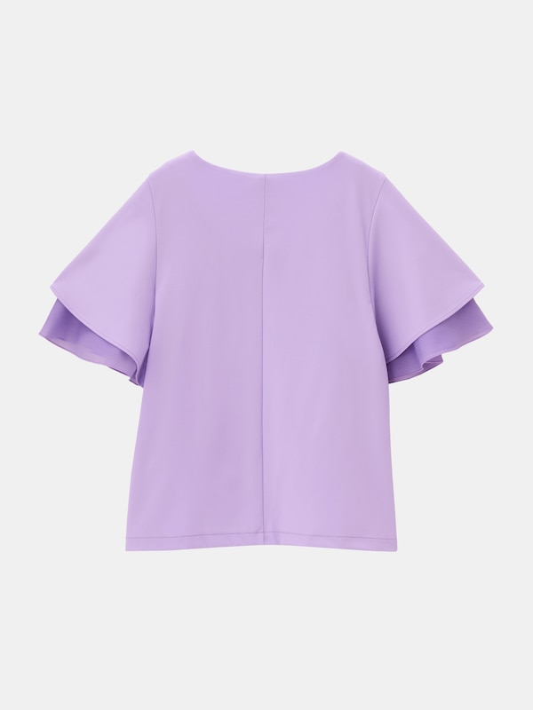 シアーフレアスリーブTシャツ