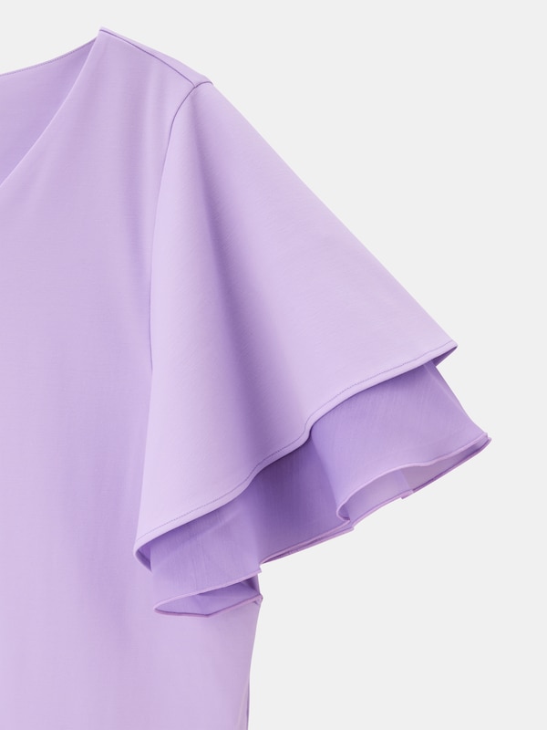 シアーフレアスリーブTシャツ