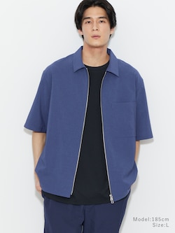 プレシャスドライジップアップシャツ