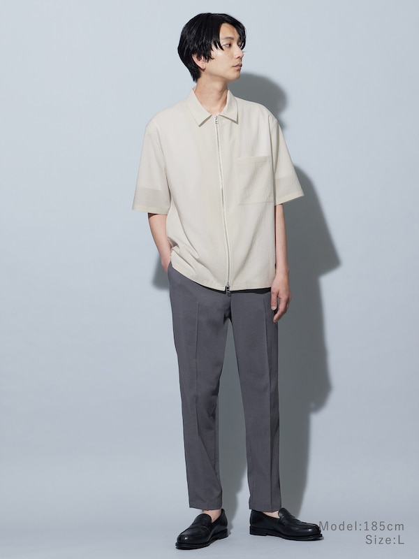 プレシャスドライジップアップシャツ