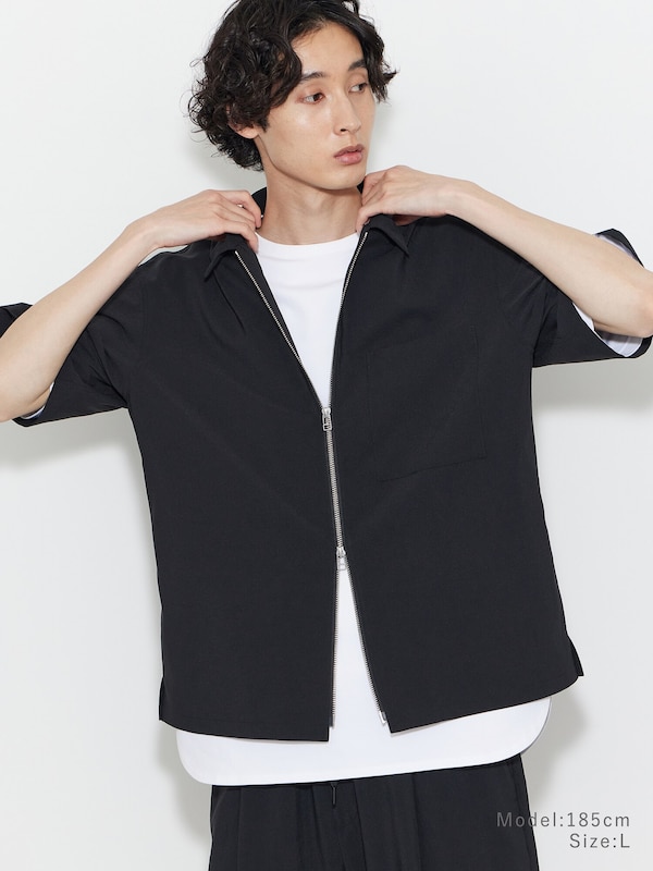 プレシャスドライジップアップシャツ