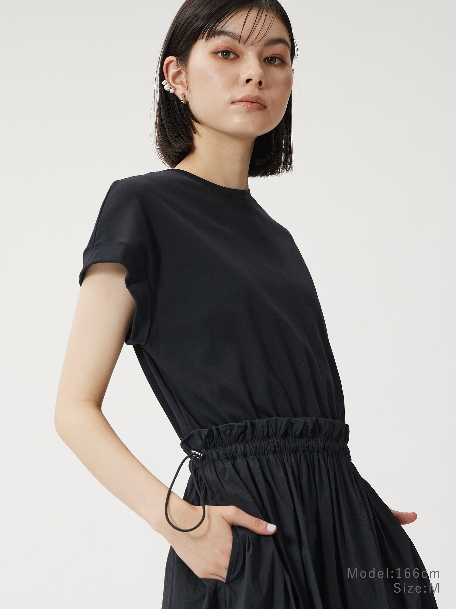 25SS PLST ハイストレッチナイロンドッキングワンピース PLST(プラステ)公式 | ハイストレッチナイロンドッキングワンピース