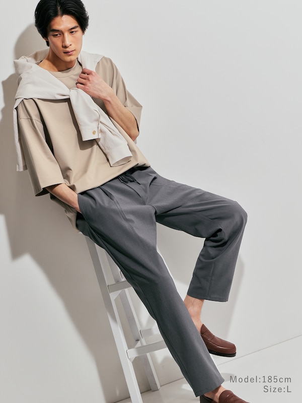 ストレッチコットンブレンドオーバーサイズTシャツ